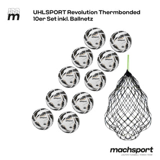 Uhlsport Revolution Thermbonded 10er-Set inkl. Ballnetz, Größe 5 - machsport