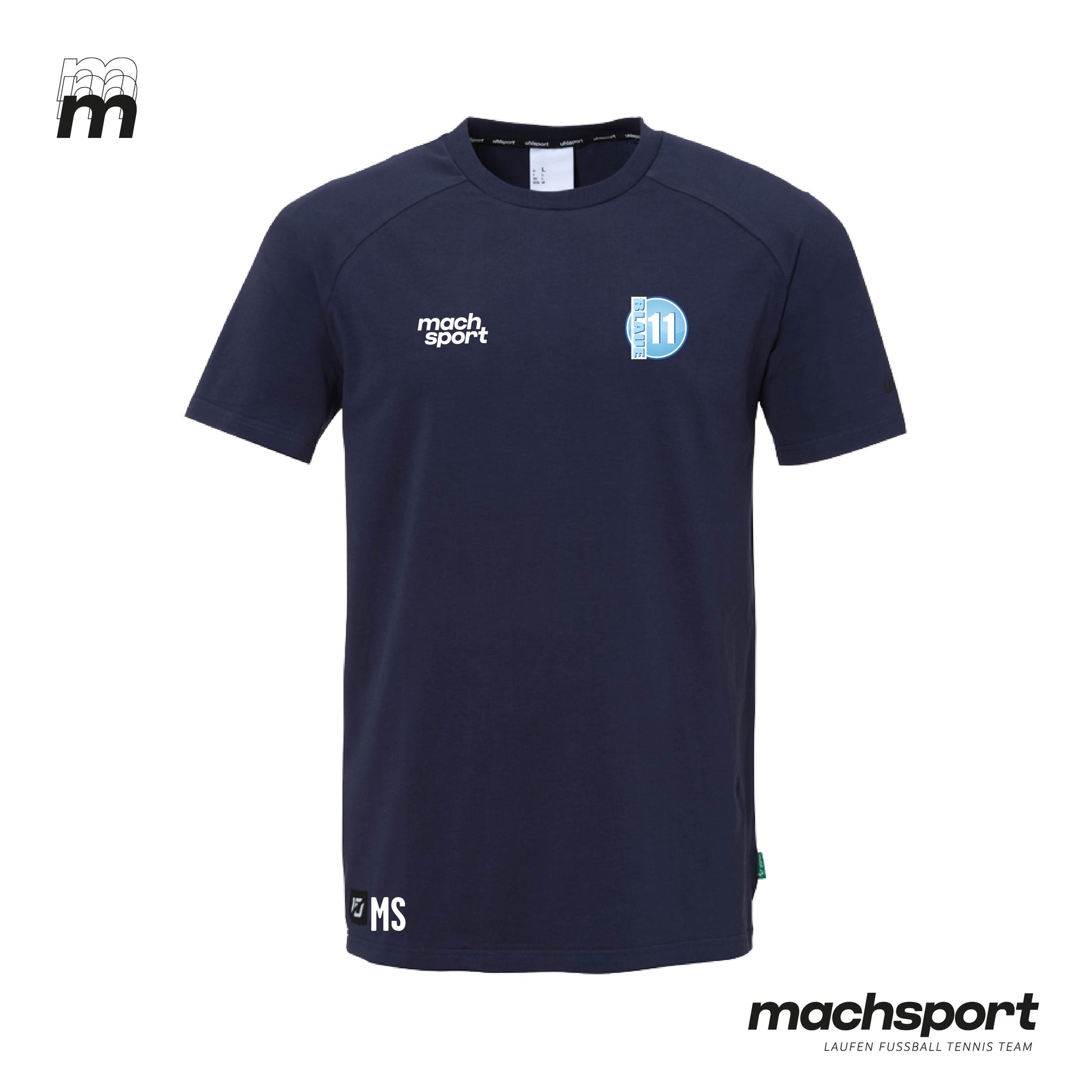 ASKÖ Blaue Elf Linz Lifestyle T-Shirt - machsport – Bild 