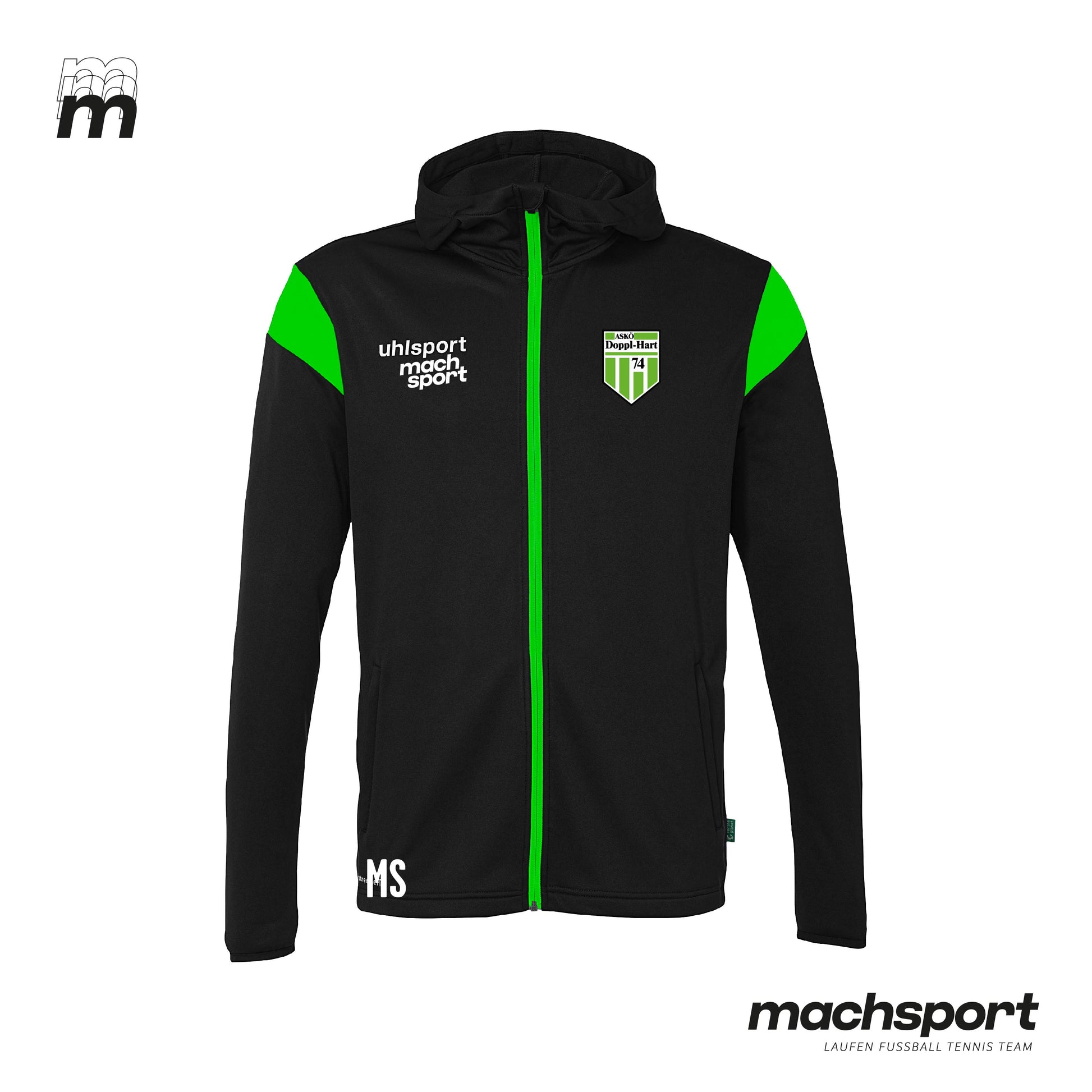 ASKÖ Doppl-Hart 74 Trainingsjacke mit Kapuze - machsport – Bild 