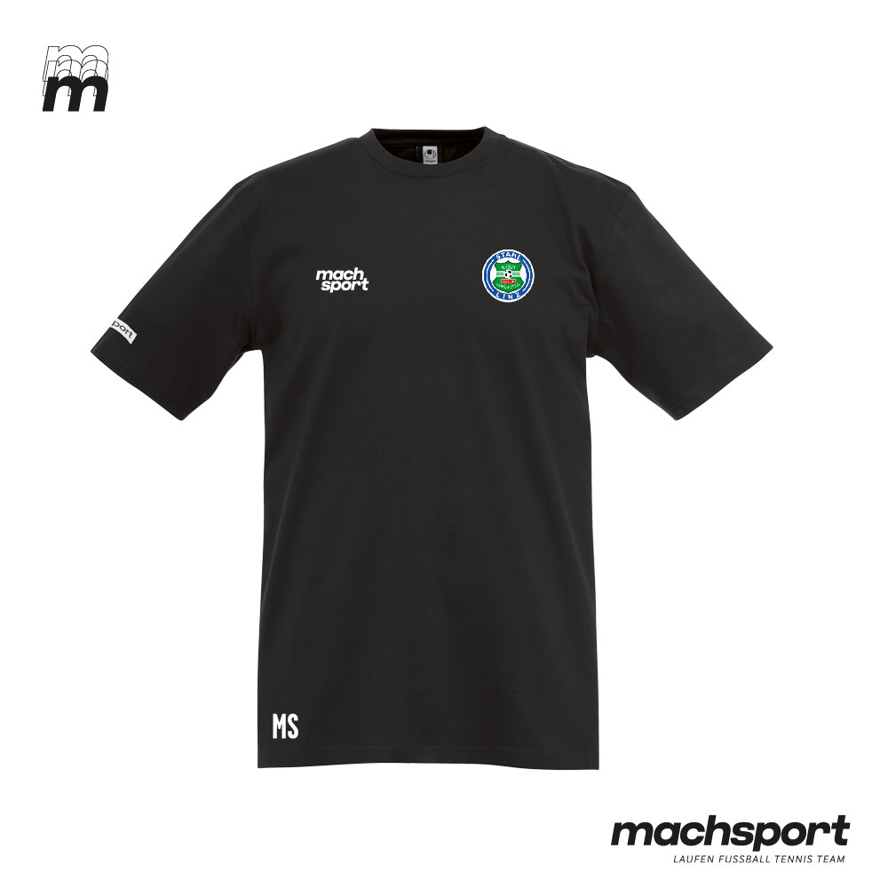 ASKÖ Stahl Linz - Ebelsberg Freizeitshirt schwarz - machsport – Bild 