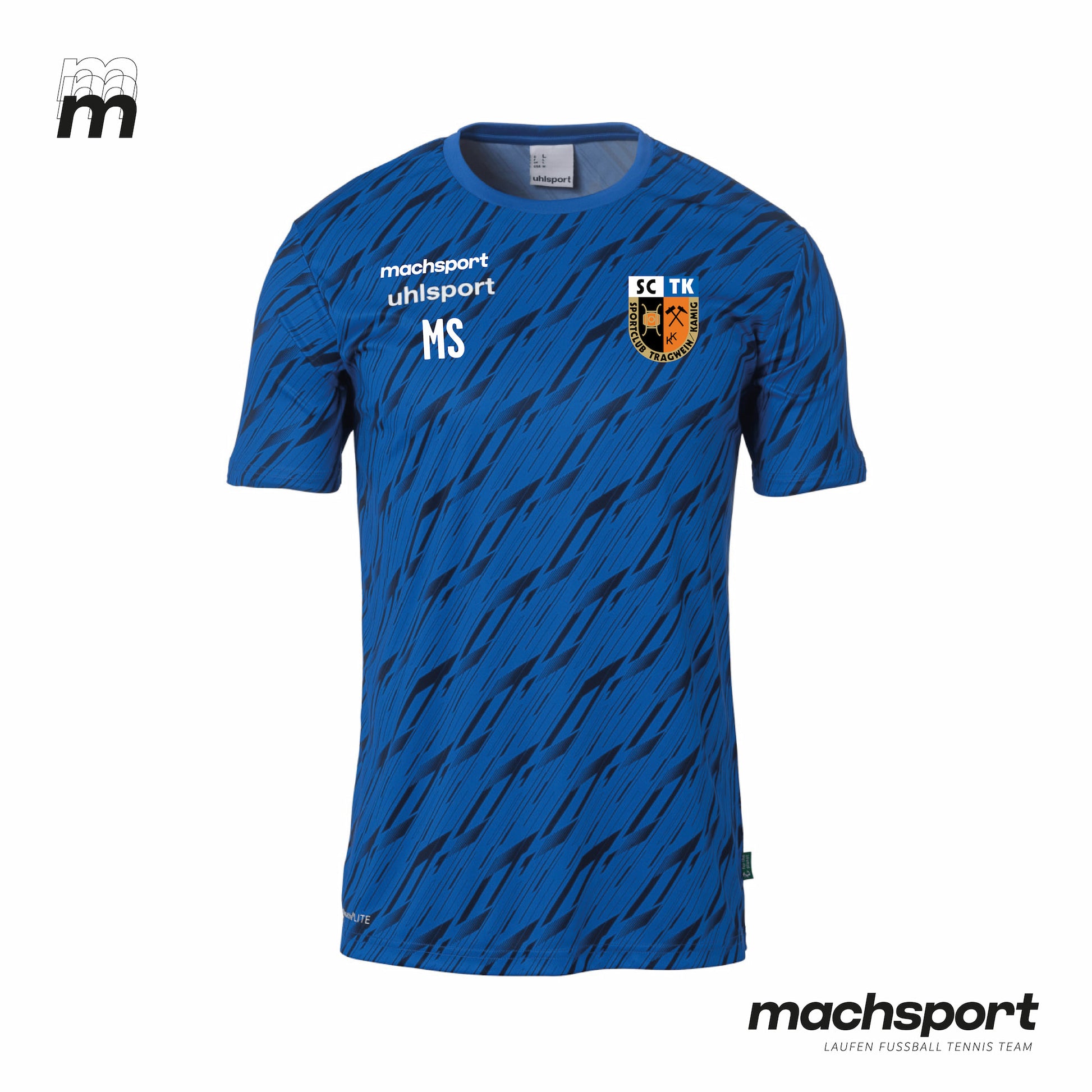 SC Tragwein/Kamig Trainingsshirt blau - machsport – Bild 