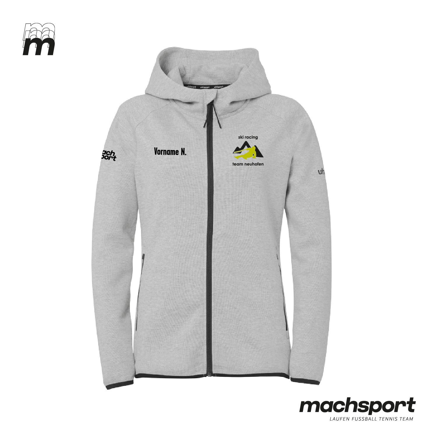 Ski Racing Team Neuhofen Lifestyle Hoodie Damen - machsport – Bild 