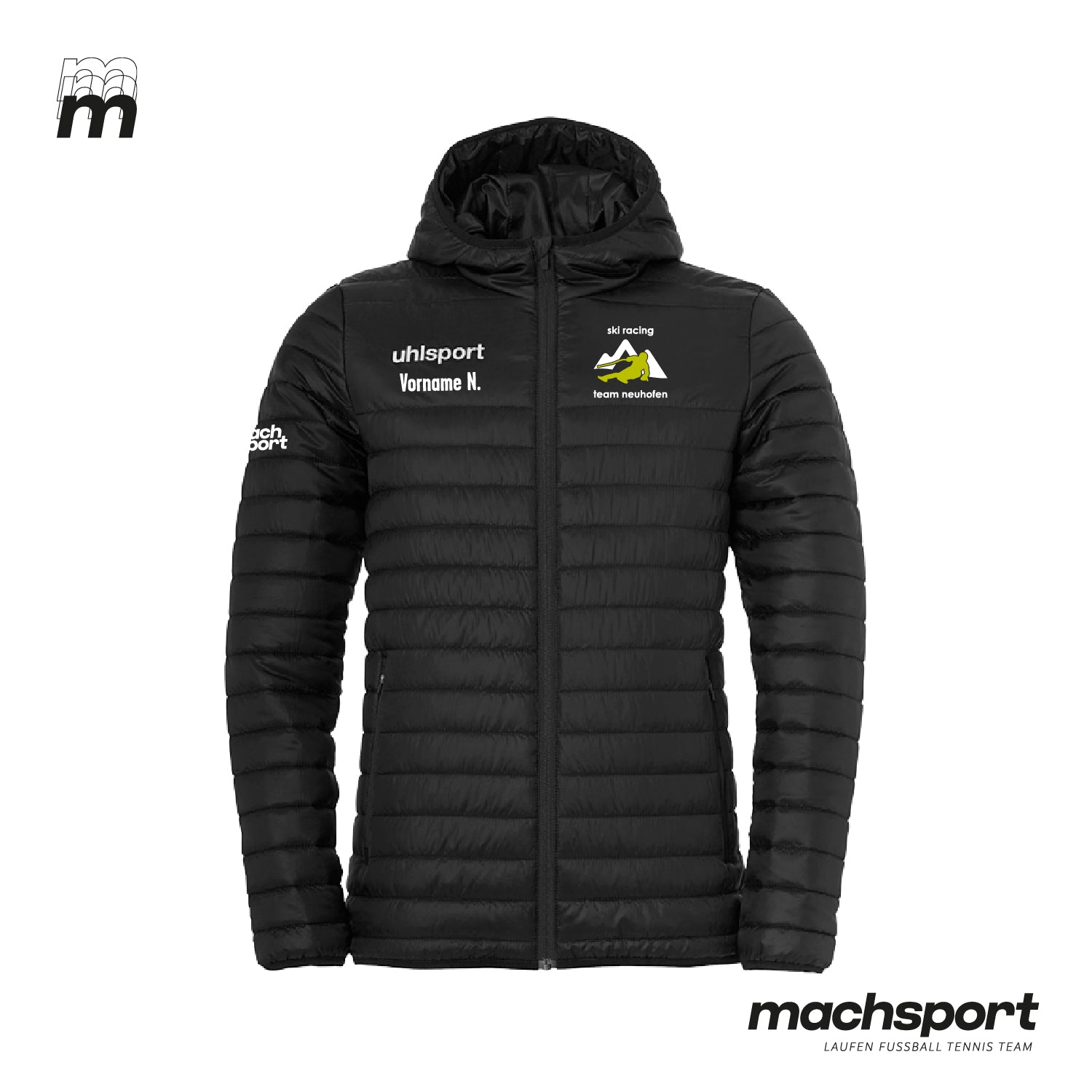 Ski Racing Team Neuhofen Ultra Lite Jacke mit Logostick - machsport – Bild 