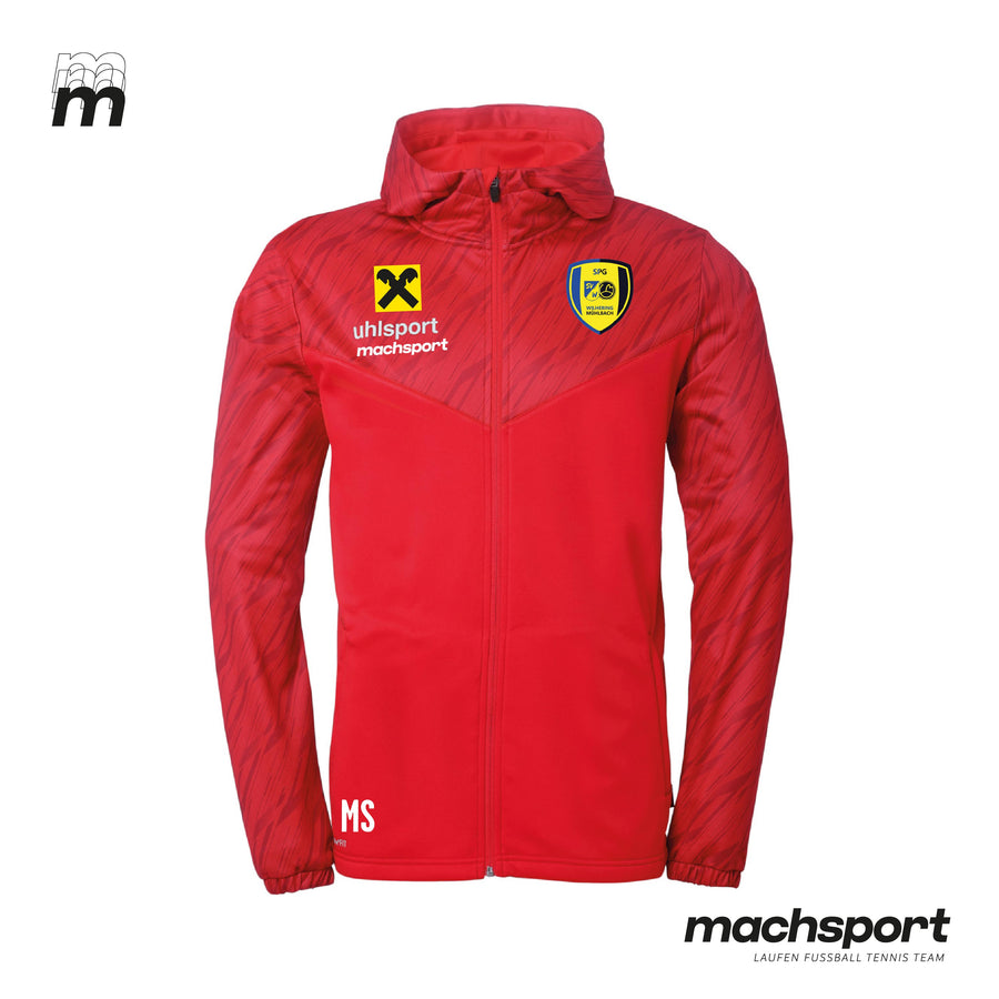 SPG Wilhering/Mühlbach KM Trainingsjacke mit Kapuze Vorderansicht