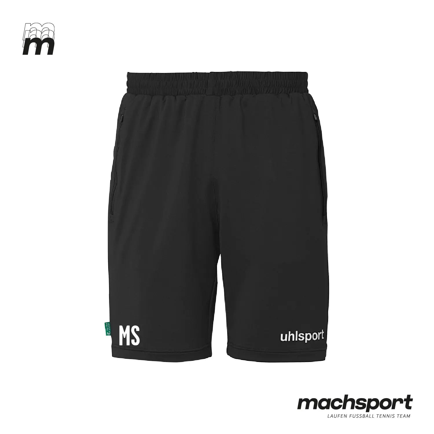 Union St. Marien Trainingsshorts mit Reißverschlusstaschen - machsport – Bild 