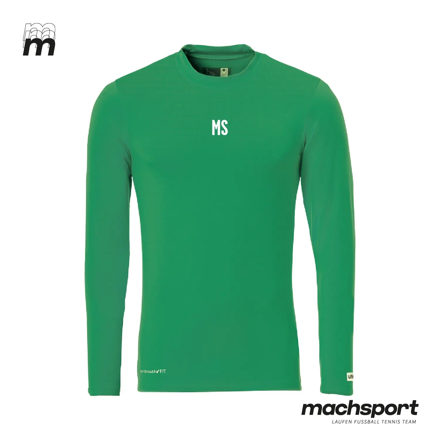 Union St. Marien Unterziehshirt grün - machsport – Bild 