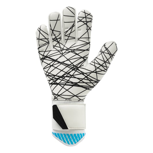 Uhlsport Torwarthandschuhe FM Cybertec Ultragrip HN – Rückansicht – blau / 10,5