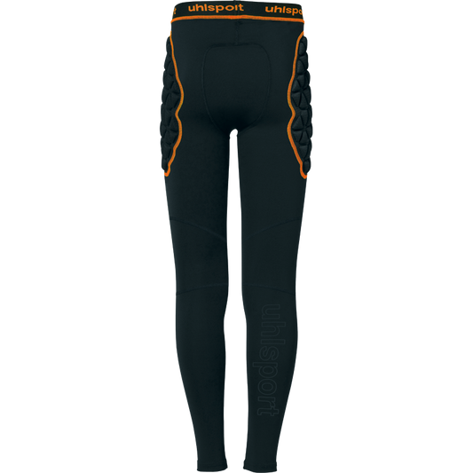 Uhlsport Torwarthose Bionikframe Longtight Black Edition – Rückansicht – schwarz / L