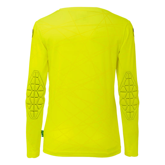 Uhlsport Torwartset Prediction Torwart Set (Shirt + Hose) Jr. – Rückansicht – gelb / 116