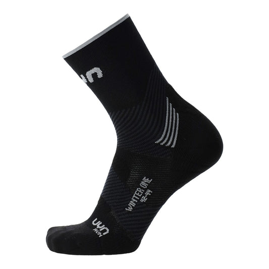 UYN Herrenlaufsocken Run Winter One Socks – schwarz / 42-44