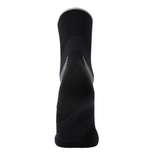 UYN Herrenlaufsocken Run Winter One Socks – Rückansicht – schwarz / 42-44