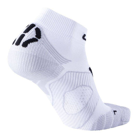 UYN Laufsocken weiß Man Run Super Fast Socks – Rückansicht – weiß / 45-47