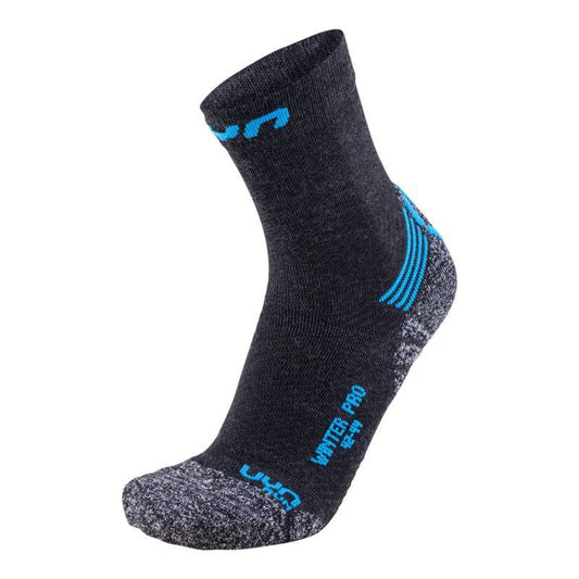UYN Laufsocken grau Man Winter Pro Run Socks – grau / 45-47