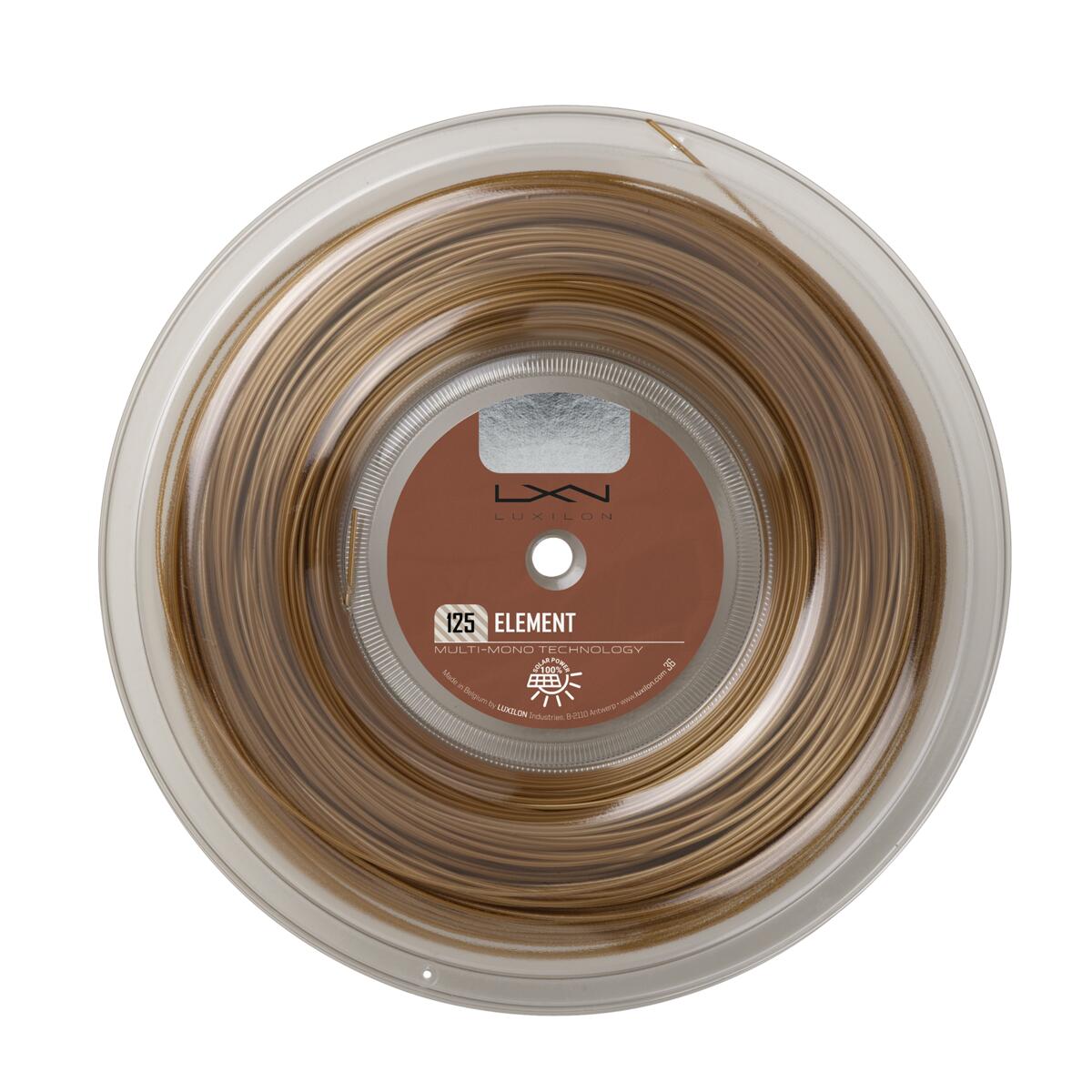 Luxilon Tennissatiten Element, 1,25 mm, 200 Meter - machsport