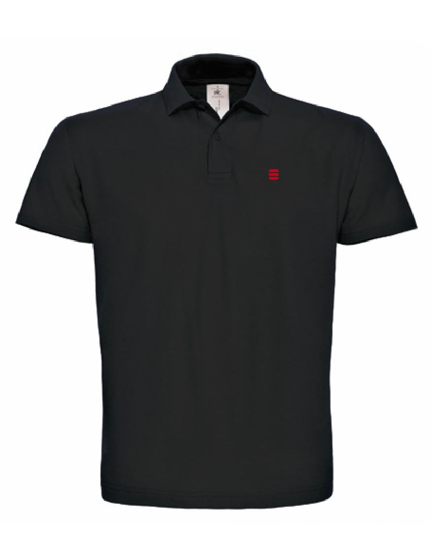 BURGERISTA Poloshirt Classic Herren/Damen schwarz - machsport